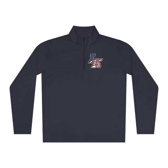 Iron Knights Unisex Quarter Pullover w/Flag Design