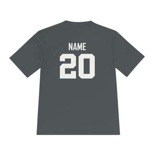 Wheeling Lightningbirds Unisex Adult Moisture Wicking T-Shirt - Hockey Design