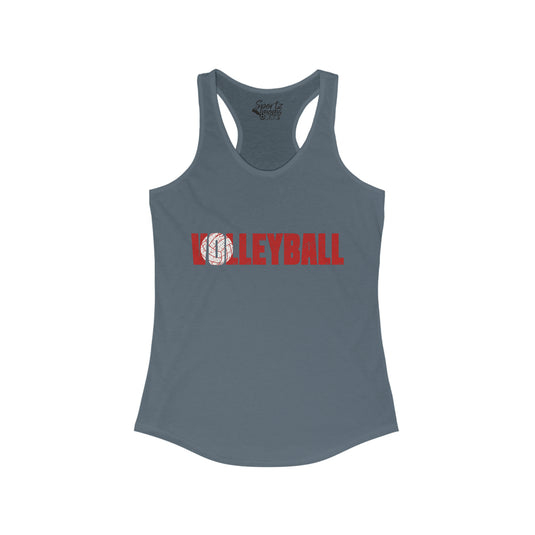 Volleyball Adult Women's Racerback Tank