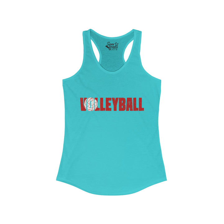 Volleyball Adult Women's Racerback Tank