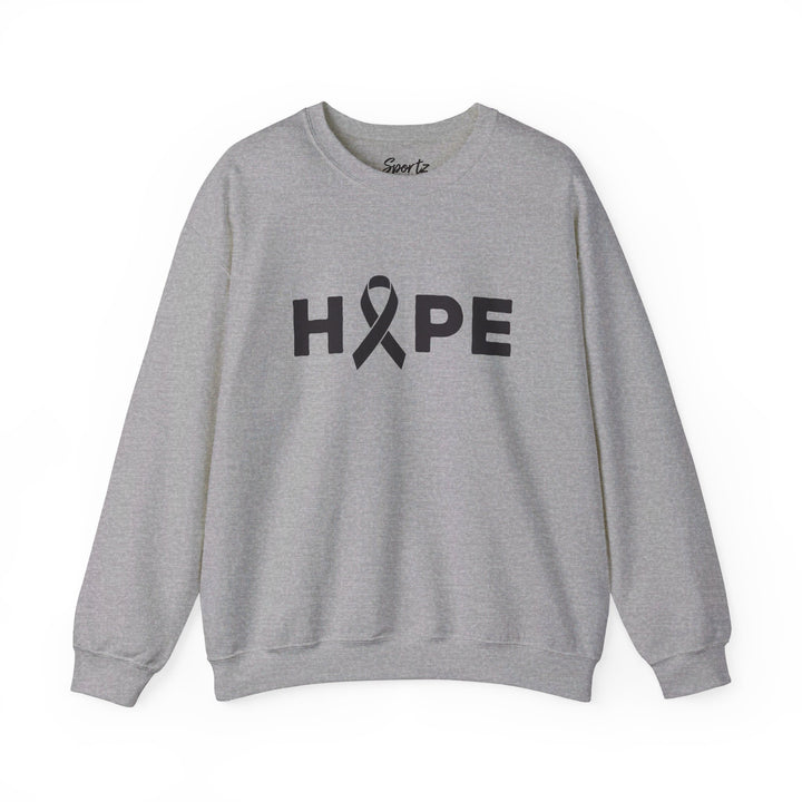 Hope Cancer Ribbon Adult Unisex Crewneck Sweatshirt