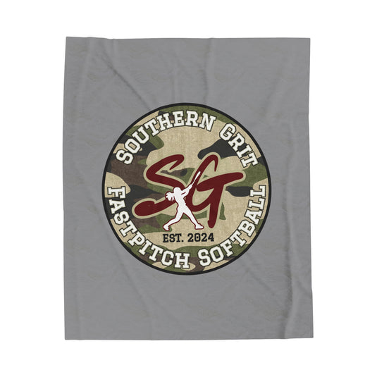 Southern Grit Velveteen Plush Blanket