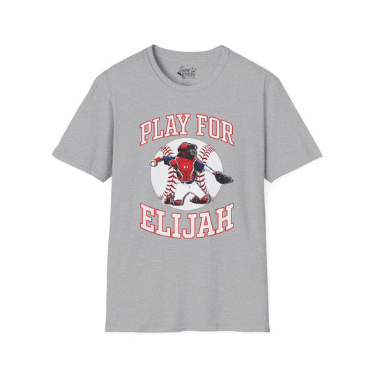 Play for Elijah Unisex Adult Basic T-Shirt