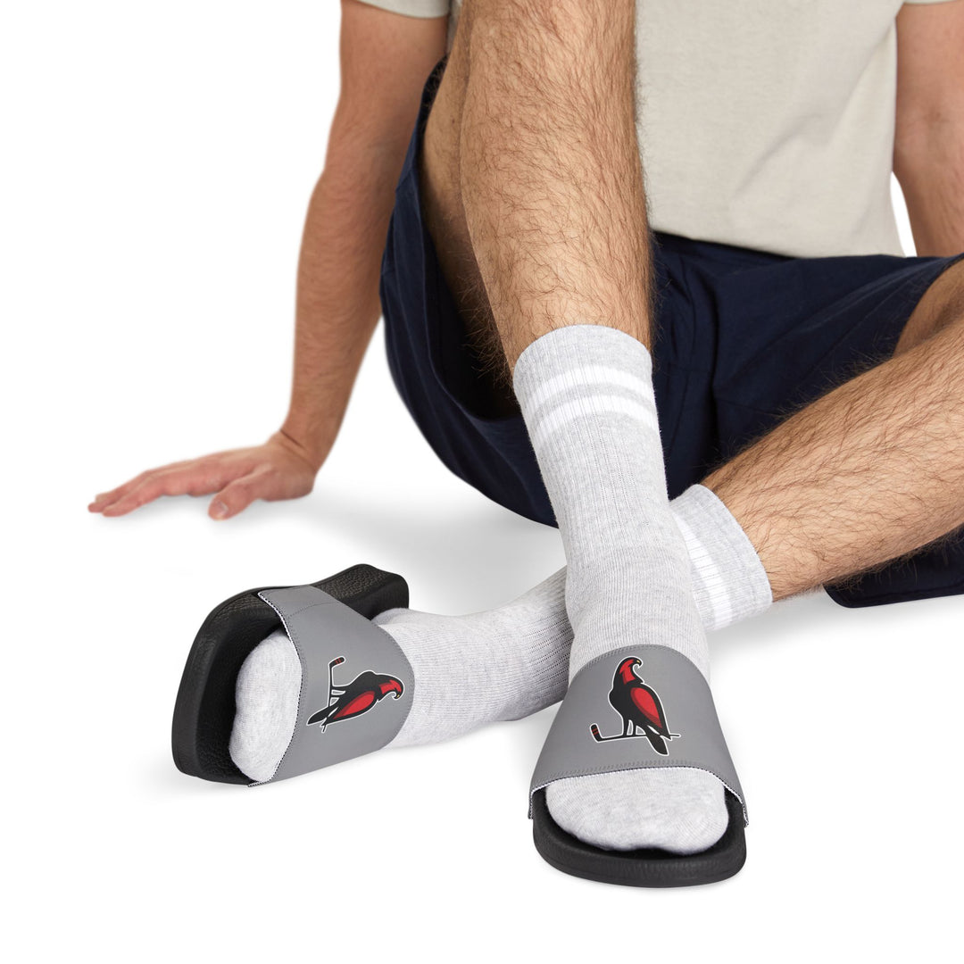 Wheeling Lightningbirds Men's Slide Sandals - Bird Only Logo