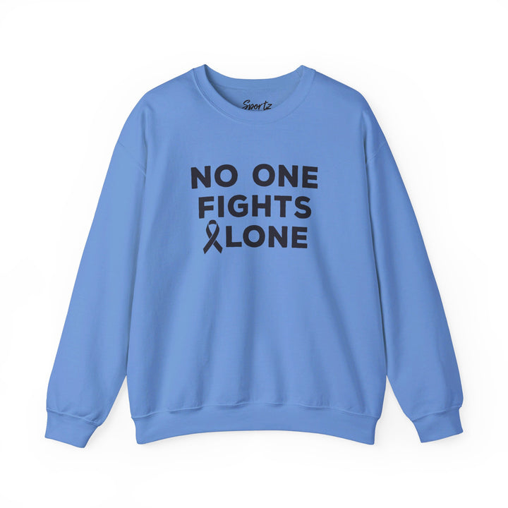No One Fights Alone Adult Unisex Crewneck Sweatshirt