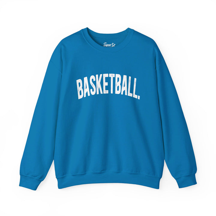 Rustic Design Basketball Adult Unisex Crewneck Sweatshirt
