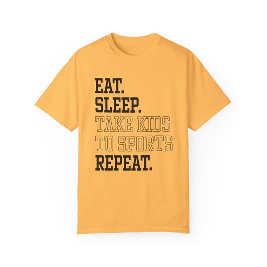 Eat Sleep Take Kids To Sports Repeat Adult Unisex Premium T-Shirt