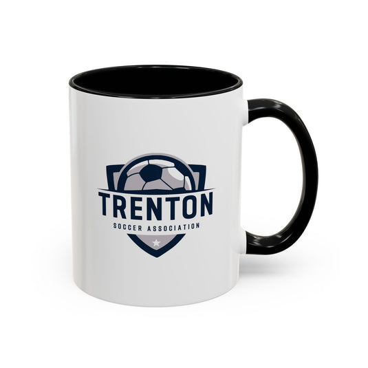 Trenton Soccer Association Accent Coffee Mug