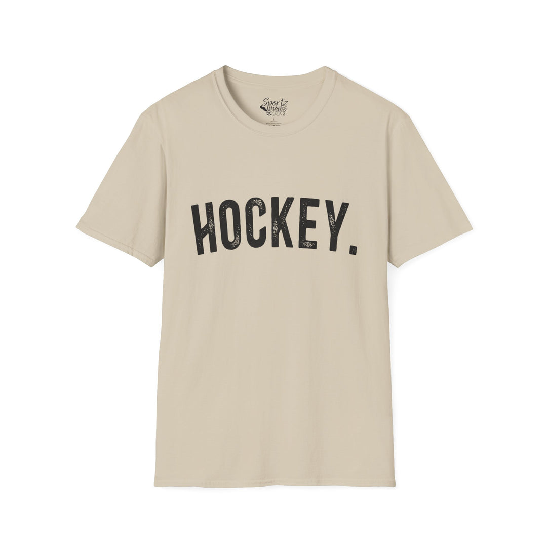 Rustic Design Hockey Adult Unisex T-Shirt