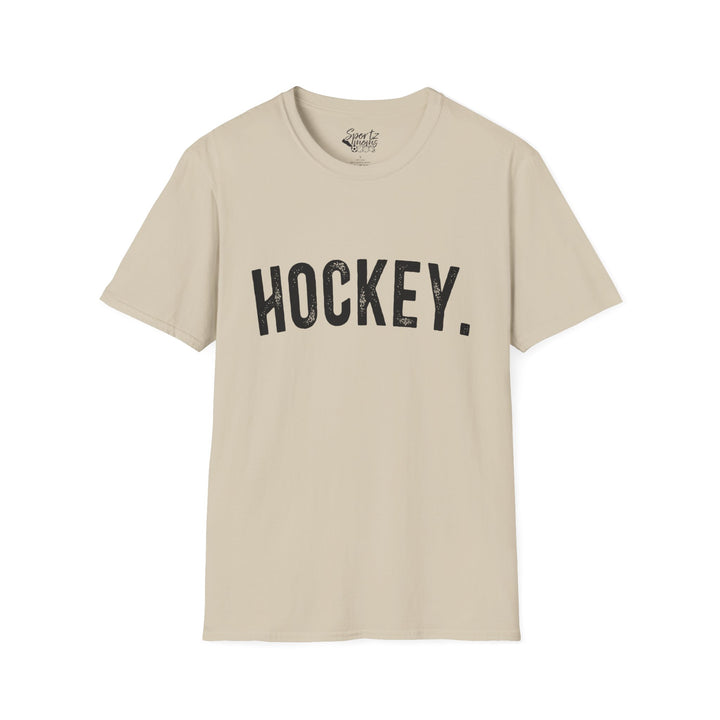 Rustic Design Hockey Adult Unisex T-Shirt