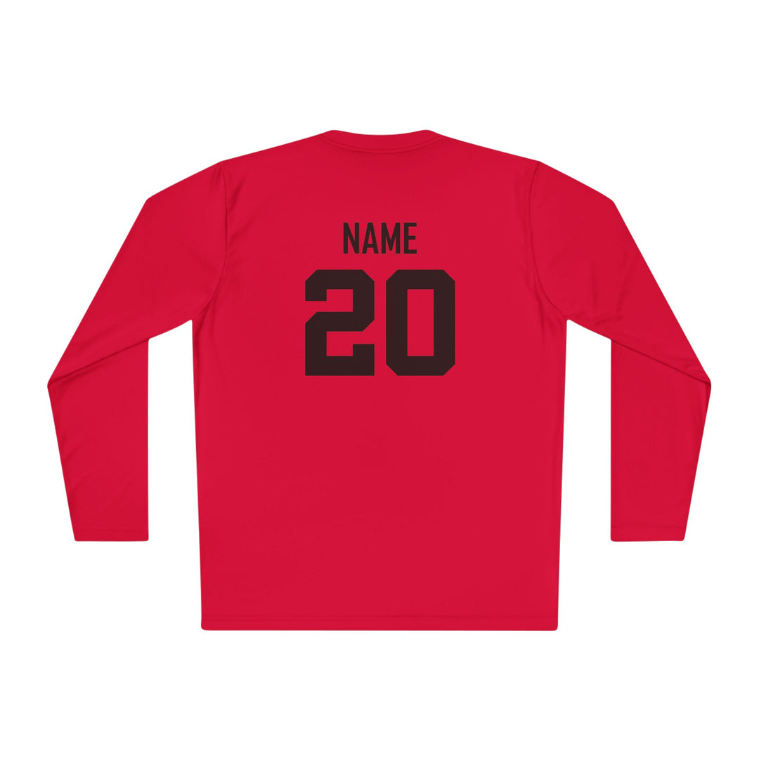 Unisex Adult Long Sleeve Competitor Moisture Wicking Shirt Color Options 1