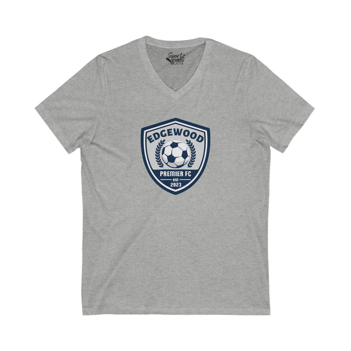 Edgewood Premier FC Unisex Adult Women's V-Neck T-Shirt