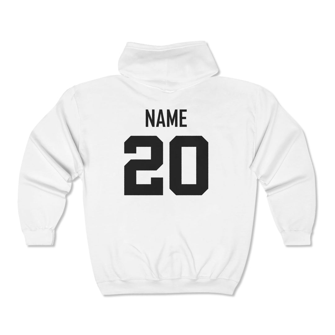 Unisex Adult Full Zip Hooded Sweatshirt - DTG