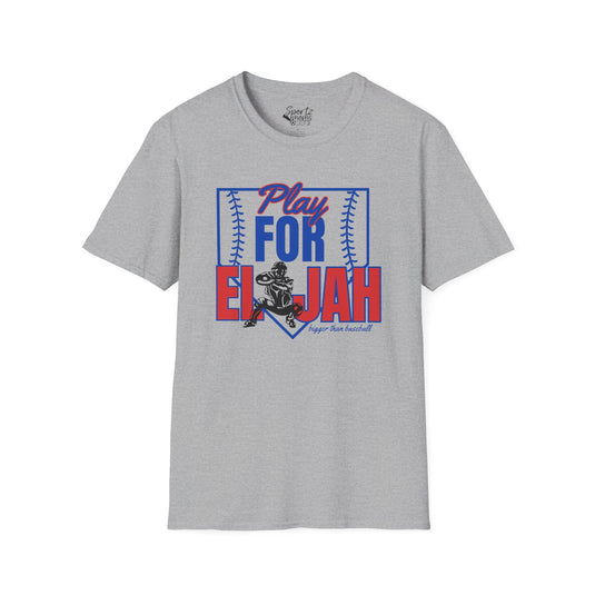 Play for Elijah Unisex Adult Basic T-Shirt