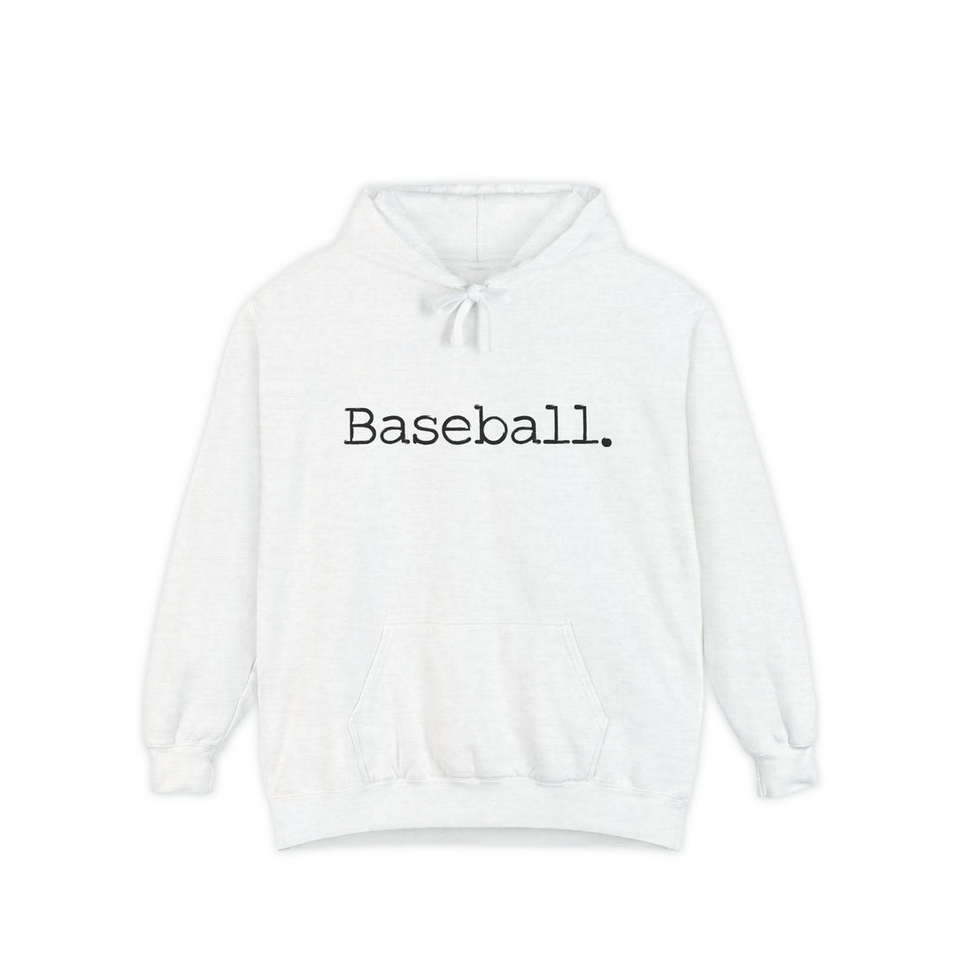 Typewriter Design Baseball Adult Unisex Premium Hooded Sweatshirt