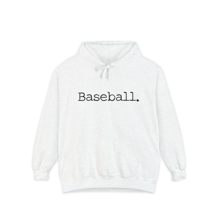 Typewriter Design Baseball Adult Unisex Premium Hooded Sweatshirt