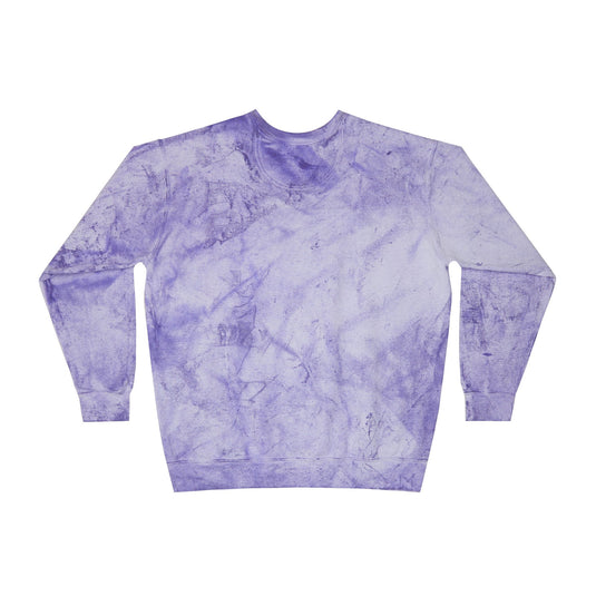 Rustic Design Baseball Adult Unisex Color Blast Crewneck Sweatshirt