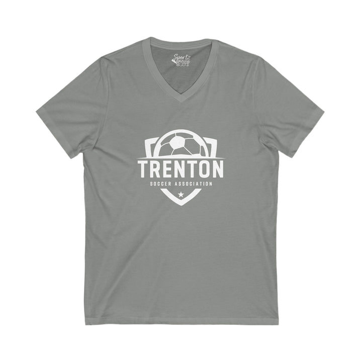Trenton Soccer Association Unisex Adult Women's V-Neck T-Shirt