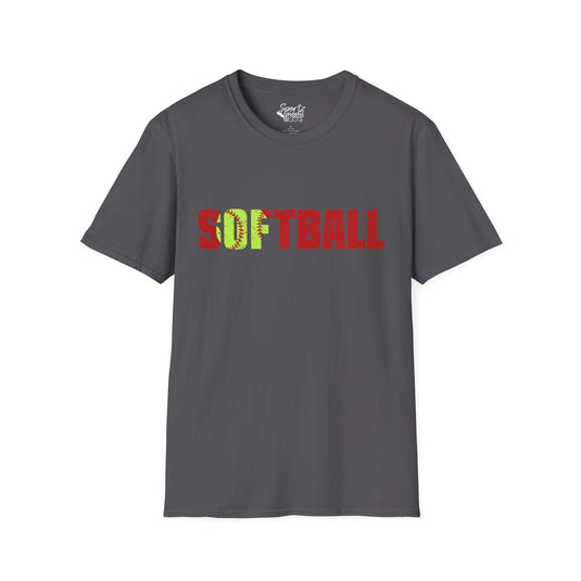 Softball Adult Unisex Basic T-Shirt