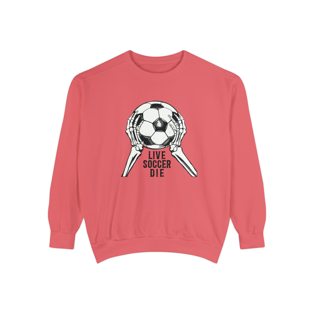 Live Soccer Die Adult Unisex Premium Crewneck Sweatshirt