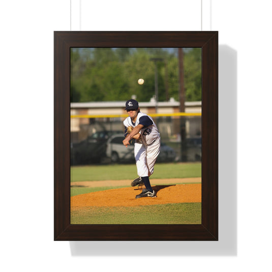 Quick Slants Photography Framed Vertical Poster