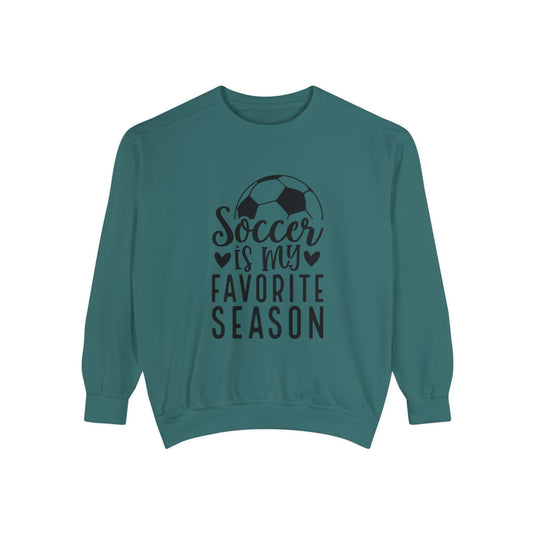 Soccer is My Favorite Season Adult Unisex Premium Crewneck Sweatshirt