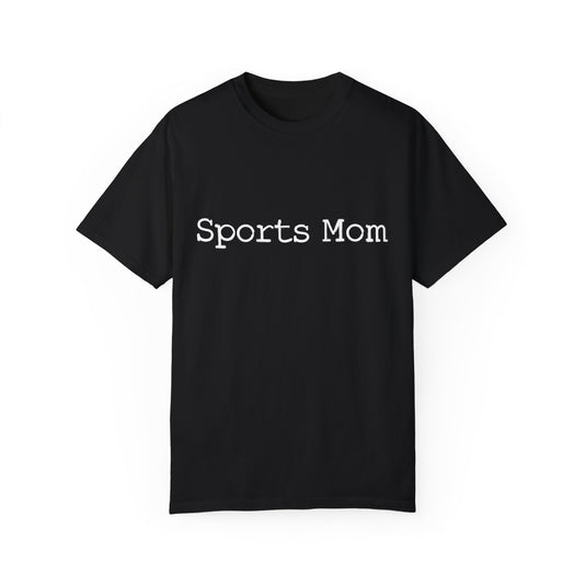 Sports Mom Adult Unisex Premium T-Shirt - Typewriter Design