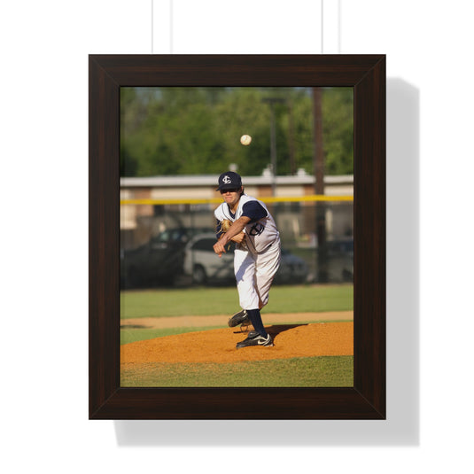 Quick Slants Photography Framed Vertical Poster