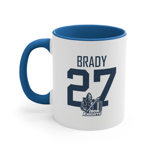 Iron Knights 11 oz Accent Mug - Last Name & Knight Design