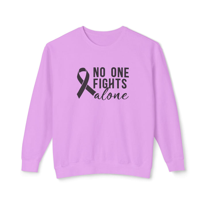 No One Fights Alone Adult Unisex Premium Crewneck Sweatshirt