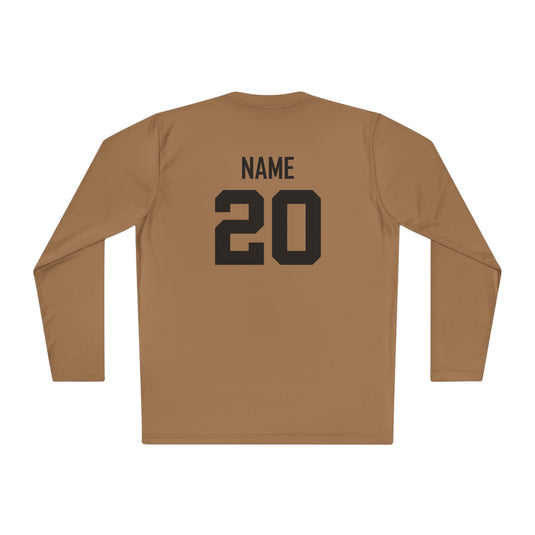 Unisex Adult Long Sleeve Competitor Moisture Wicking Shirt Color Options 1