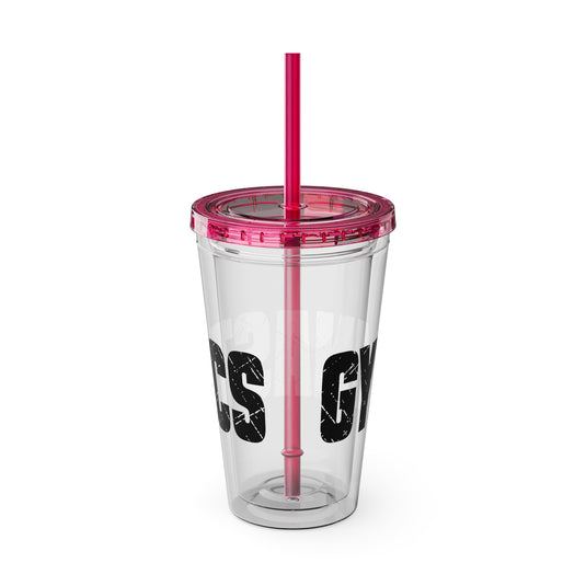 Gymnastics 16 oz Sunsplash Tumbler with Straw