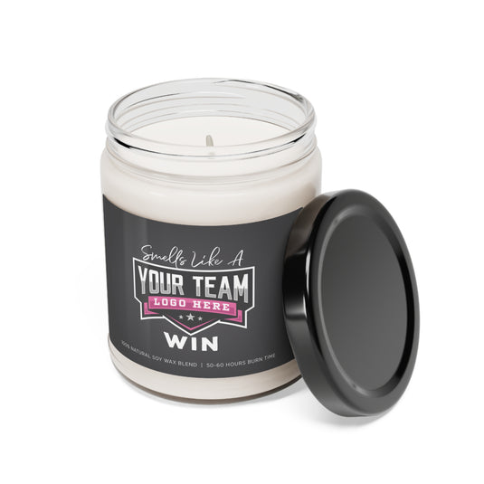 Smells Like A "Team Logo" Win 9 oz Scented Soy Candle - 5 scents to choose from