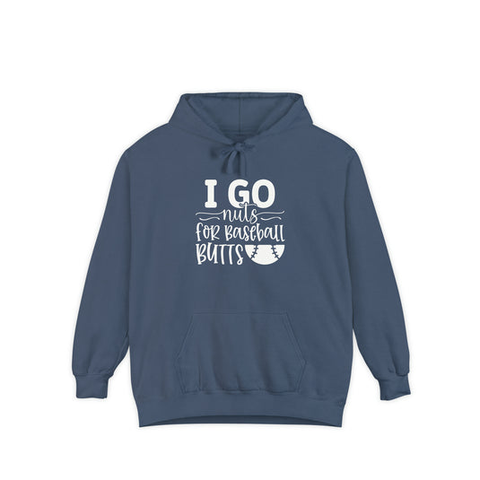 I Go Nuts Baseball Adult Unisex Premium Hooded Sweatshirt