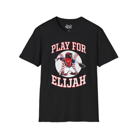 Play for Elijah Unisex Adult Basic T-Shirt