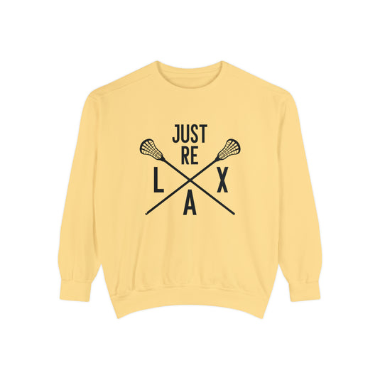 Just Re LAX Lacrosse Adult Unisex Premium Crewneck Sweatshirt