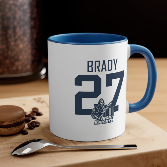 Iron Knights 11 oz Accent Mug - Last Name & Knight Design