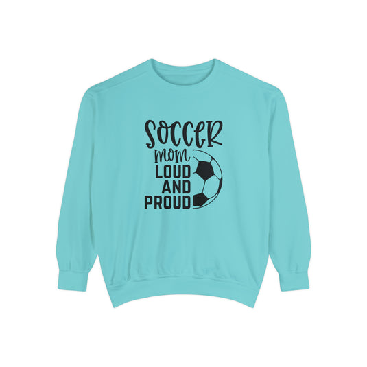 Soccer Mom Loud and Proud Adult Unisex Premium Crewneck Sweatshirt