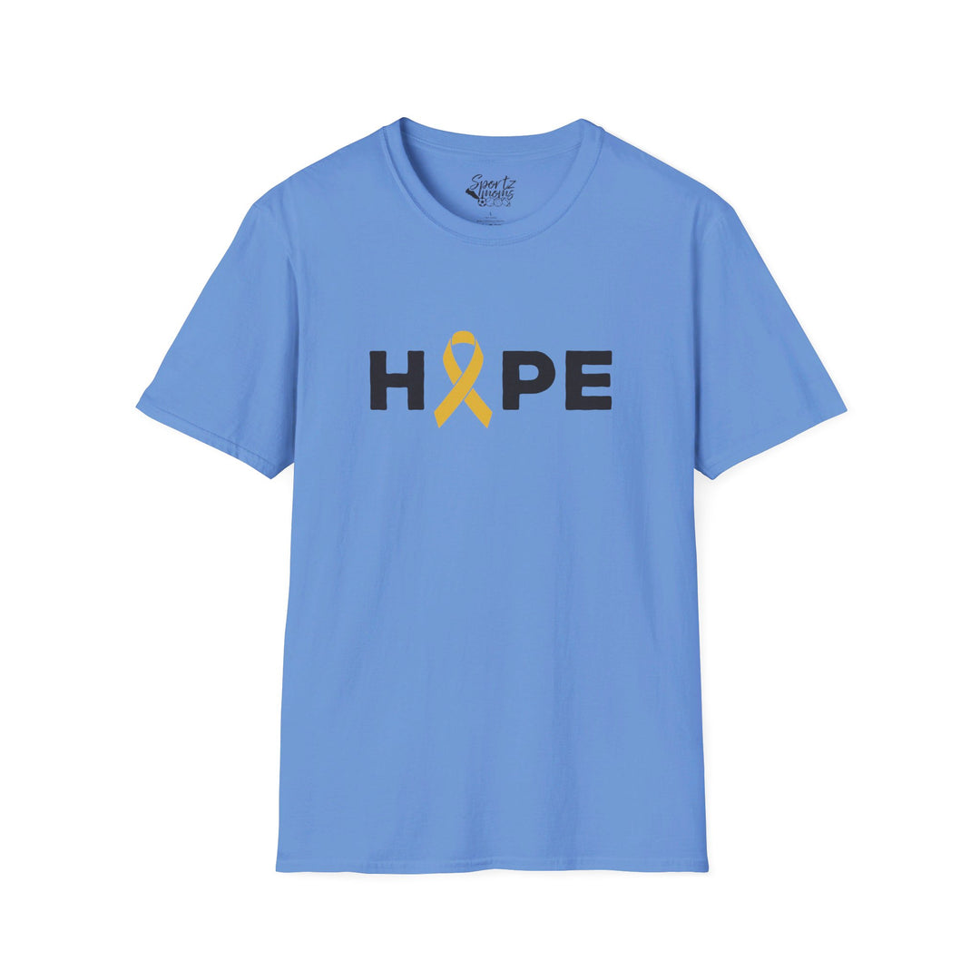 Hope Cancer Ribbon Adult Unisex T-Shirt