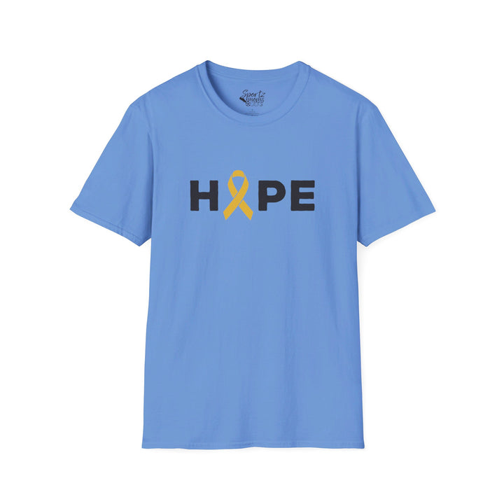Hope Cancer Ribbon Adult Unisex T-Shirt