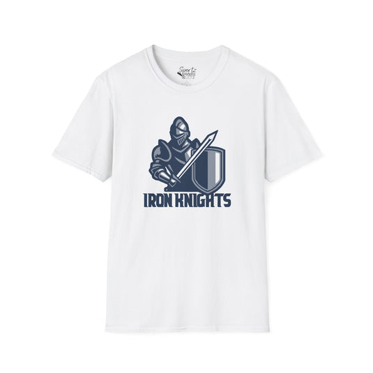 Iron Knights Basic Adult Unisex T-Shirt - Knight Design