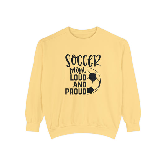 Soccer Mom Loud and Proud Adult Unisex Premium Crewneck Sweatshirt