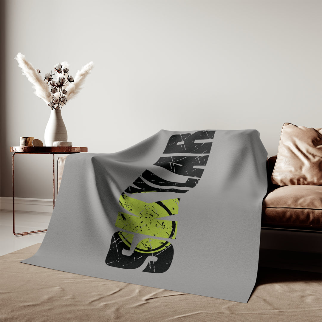 Tennis Sweatshirt Blanket w/Custom Name