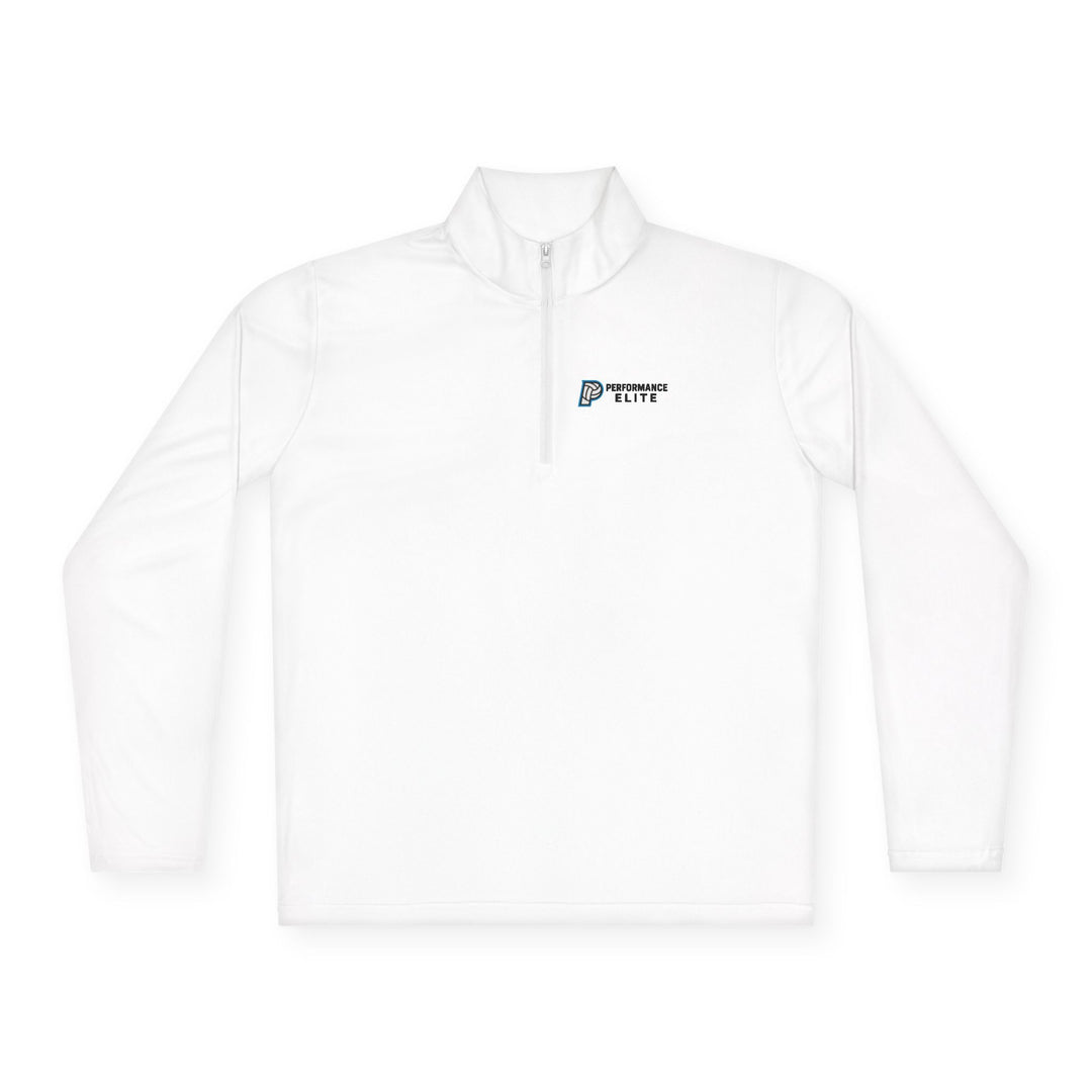 Performance Elite Unisex Adult Long Sleeve Quarter-Zip Pullover w/Front & Back Logo