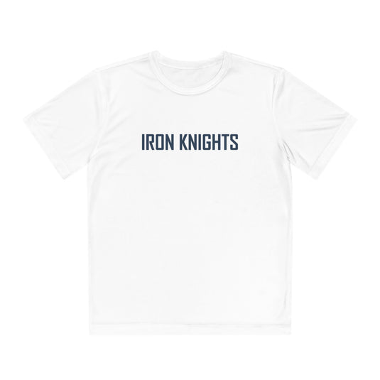 Iron Knights Youth Short Sleeve Competitor Moisture Wicking Tee w/Text Only