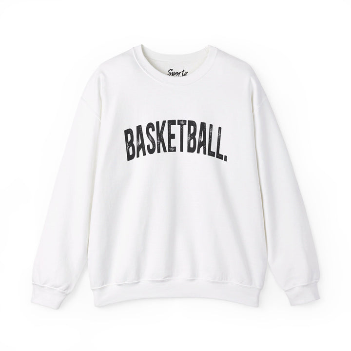 Rustic Design Basketball Adult Unisex Crewneck Sweatshirt