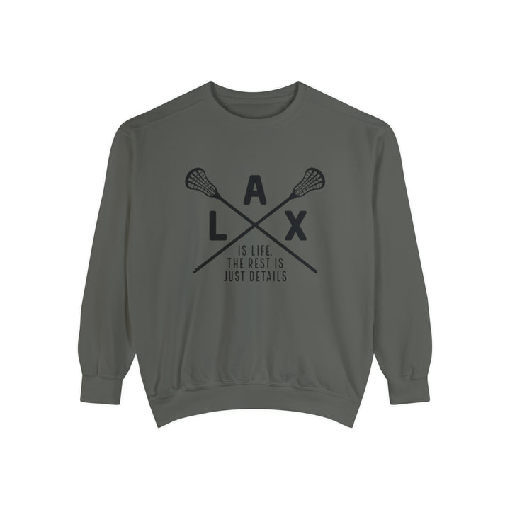 LAX is Life Lacrosse Adult Unisex Premium Crewneck Sweatshirt