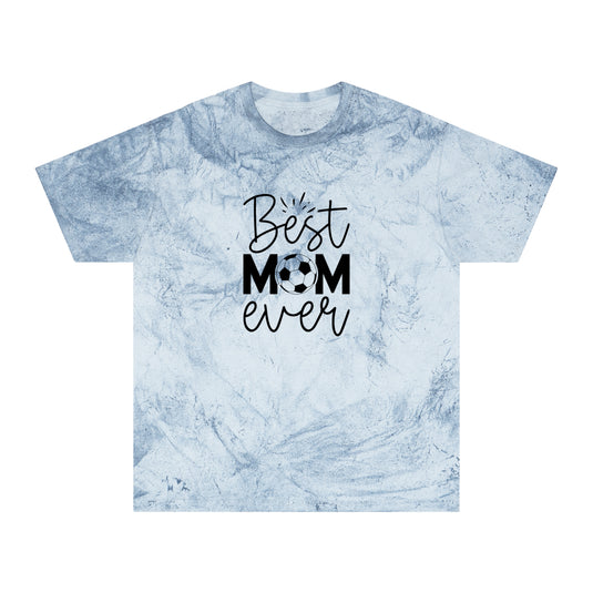 Best Mom Ever Soccer Adult Unisex Colorblast T-Shirt