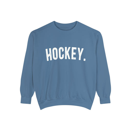 Rustic Design Hockey Adult Unisex Premium Crewneck Sweatshirt