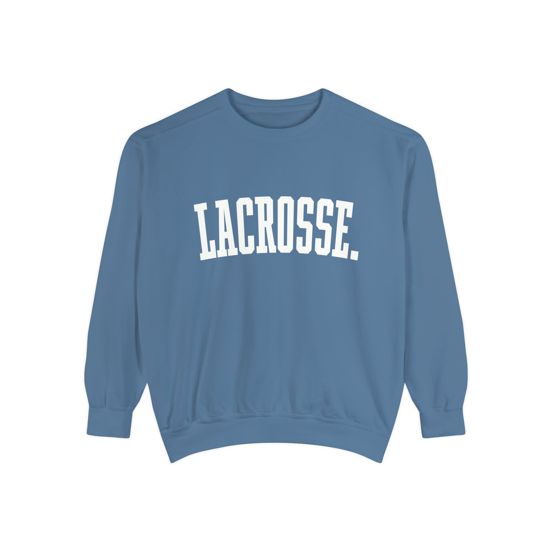 Tall Design Lacrosse Adult Unisex Premium Crewneck Sweatshirt